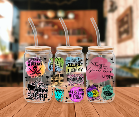 LIBBEY CAN/CUP UV DTF WRAPS - 16oz