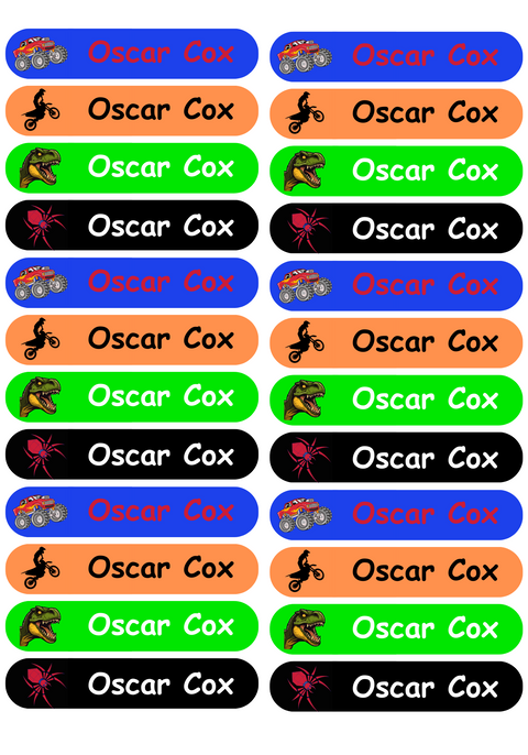 Name Label - Medium Labels