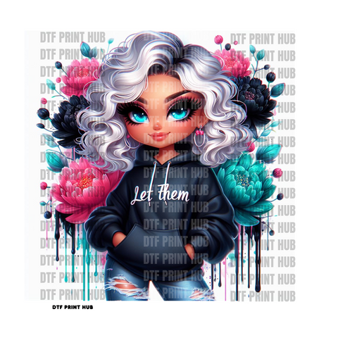 Let Them - Digital Design - Instant Download
