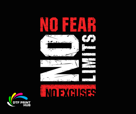 NO FEAR NO LIMITS NO EXCUSES