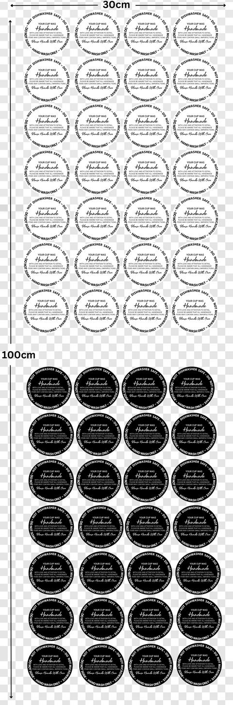 LIBBEY CAN/COFFEE MUG CARE LABELS
