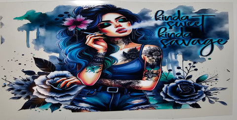 UV DTF 16oz Libbey Wrap