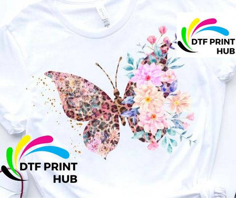 Flowers & Butterfly